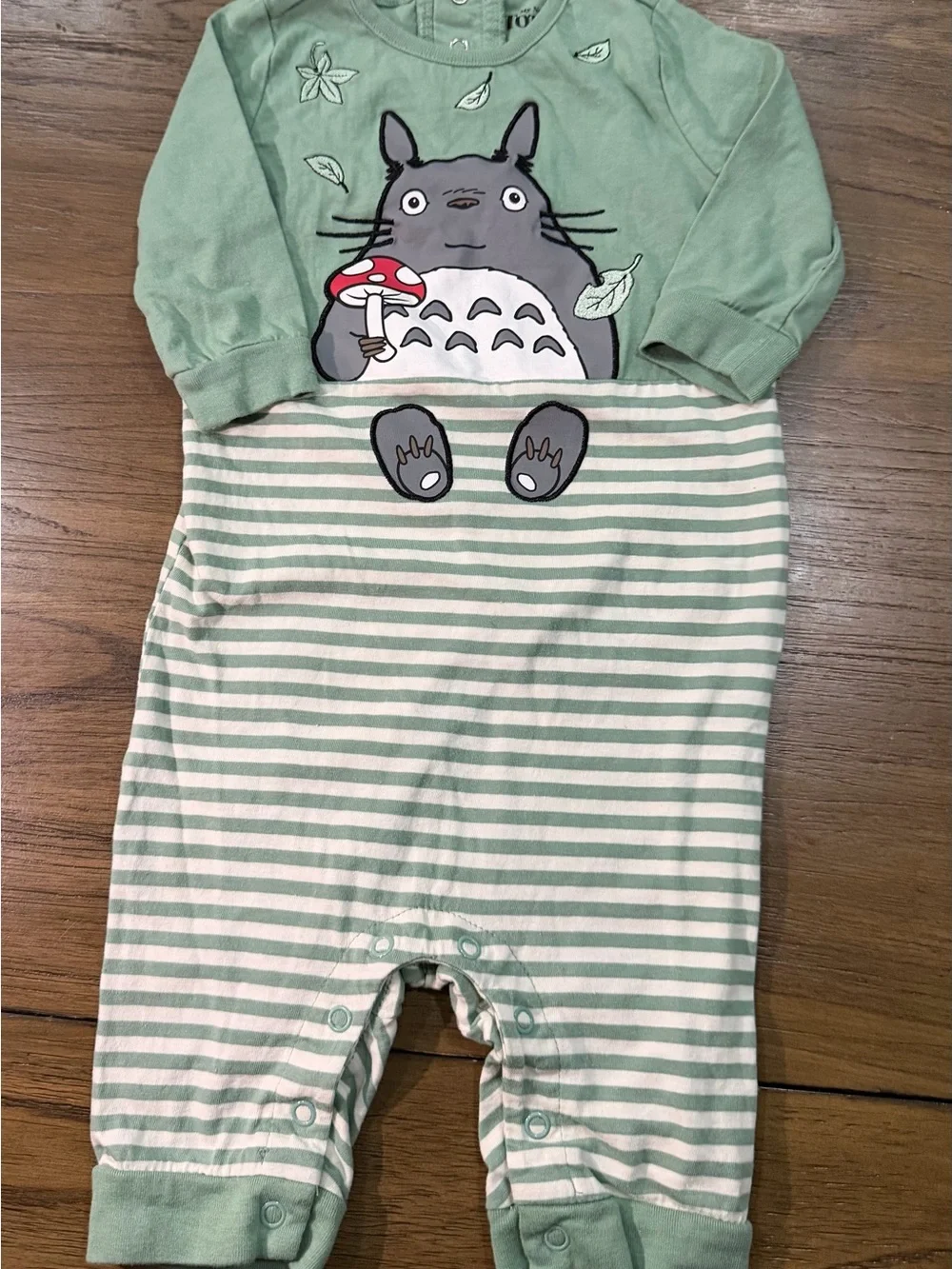 My neighbor Totoro Stripe Baby One-Piece